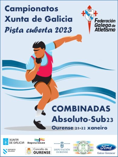 XXXVIII Campionato Xunta de Galicia Absoluto e Cto. Xunta de Galicia Sub 23 de Probas Combinadas en Pista Cuberta