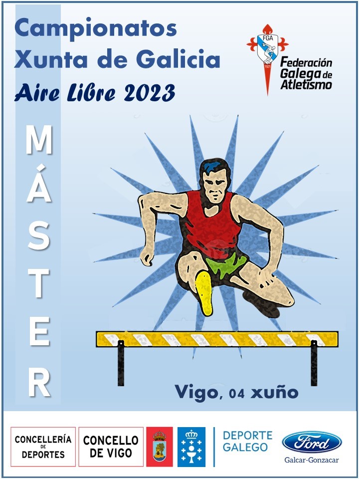 XXXVI Campionato Xunta de Galicia Máster en Pista ao Aire Libre Individual
