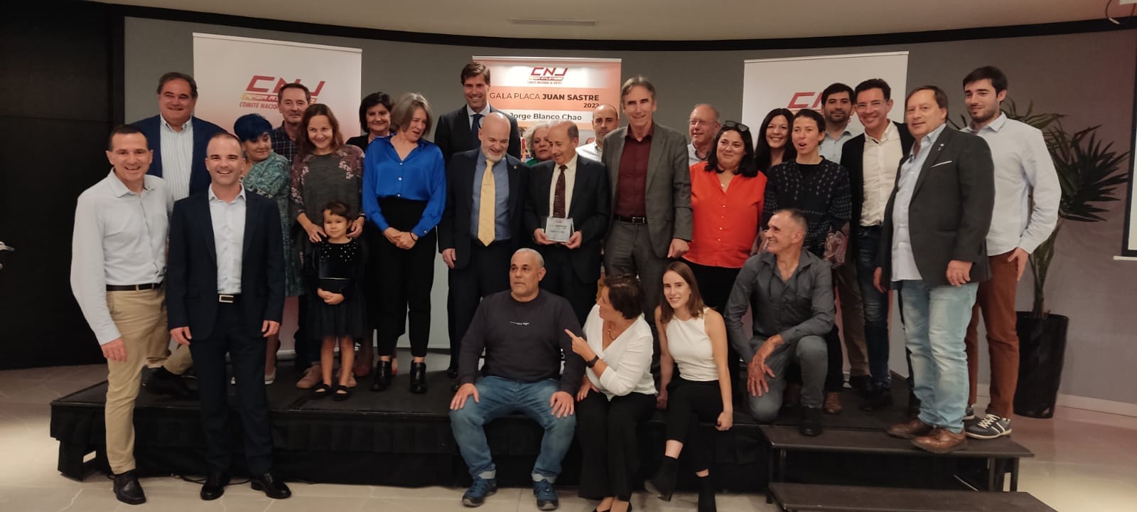 Jorge Blanco recibe o recoñecemento á excelencia