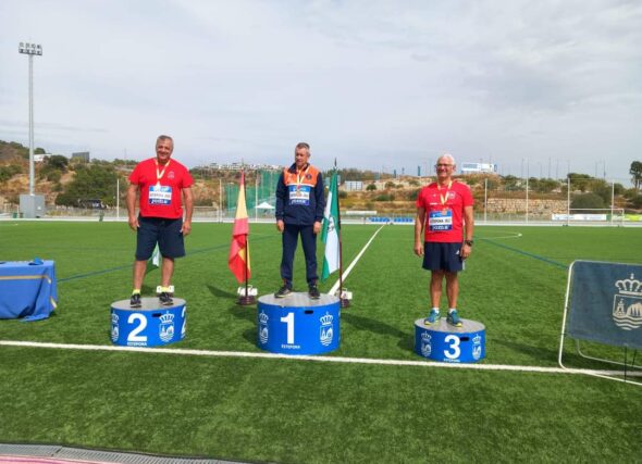 Fantásticos resultados do atletismo galego máster na fin de semana
