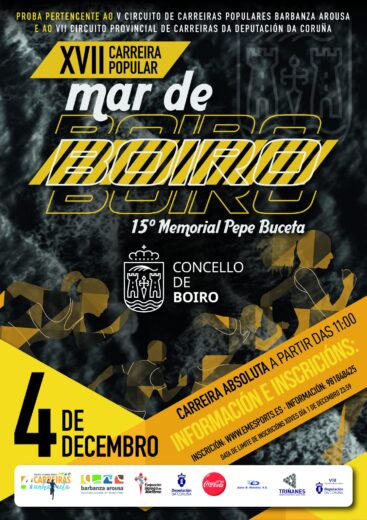 XVII Carreira Popular Mar de Boiro. 15º Memorial Pepe Buceta