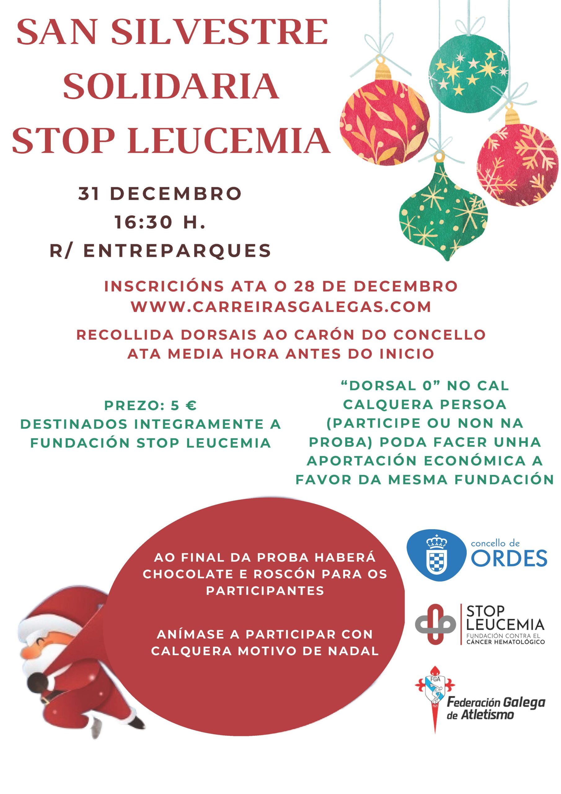V San Silvestre Solidaria Ordes – Stop Leucemia – Proba Cancelada
