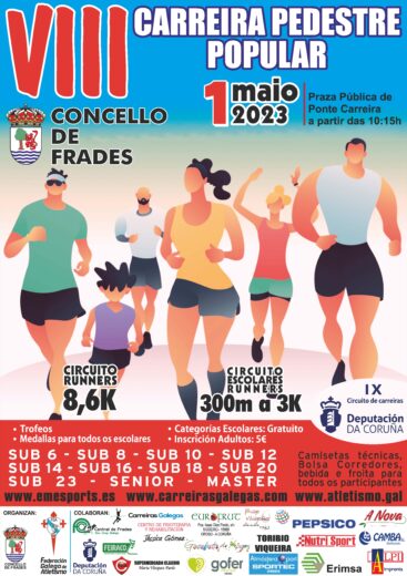 VIII Carreira Pedestre Popular Concello de Frades