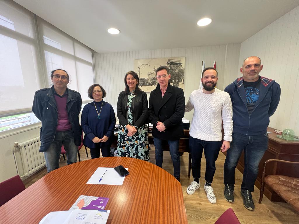 Visita do Presidente da FGA ao Concello de Sada