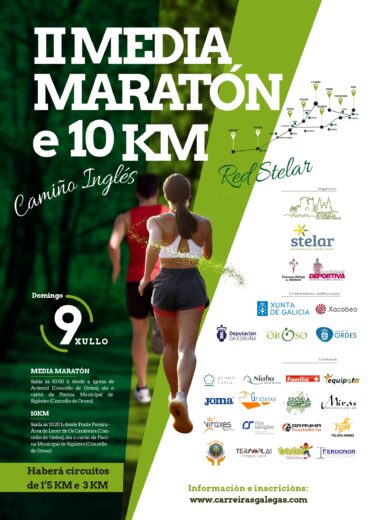 II Media Maratón e 10QM Camiño Inglés &#8211; Red Stelar