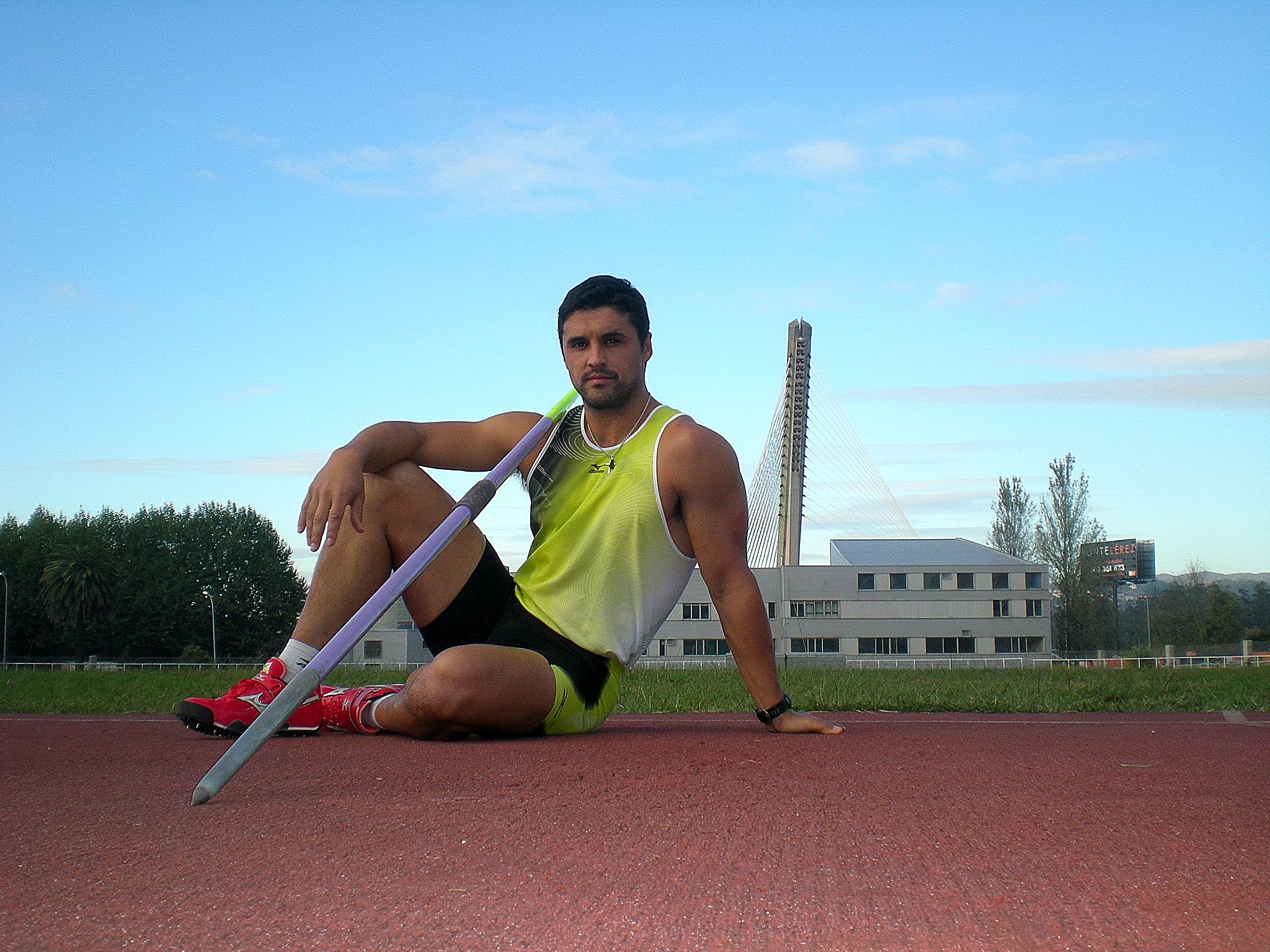 O atletismo galego estivo con Gustavo Dacal