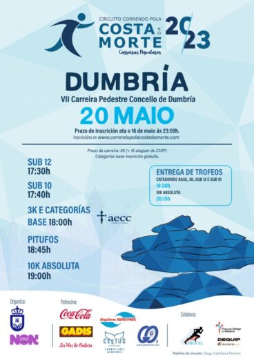 VI Carreira Pedestre Concello de Dumbría. VIII Circuíto Correndo pola Costa da Morte
