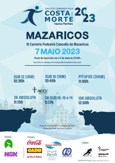 VI Carreira Pedestre Concello de Mazaricos. VIII Circuíto Correndo pola Costa da Morte