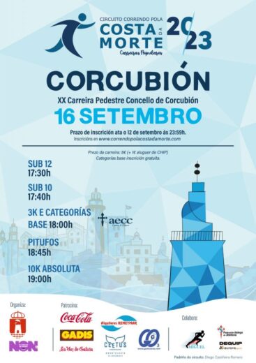 XX Carreira Pedestre Vila de Corcubión. VIII Circuíto Correndo pola Costa da Morte
