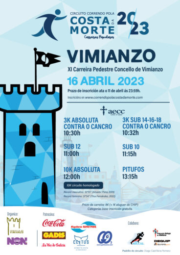 XI Carreira Pedestre de Vimianzo. VIII Circuíto Correndo pola Costa da Morte