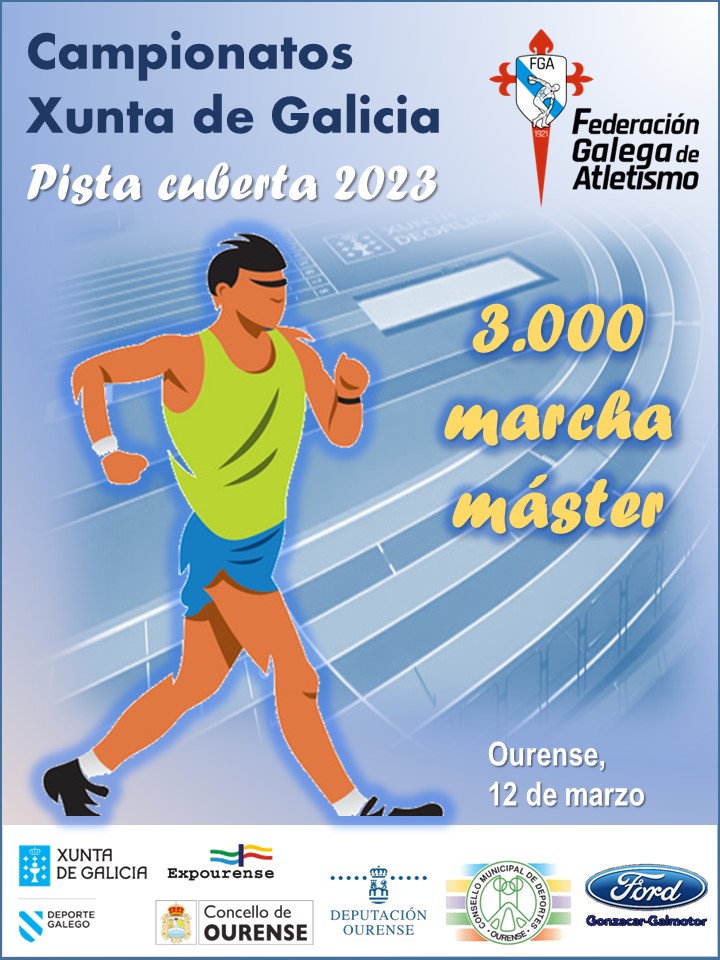 Campionato de Galicia Máster 3.000 Marcha en PC