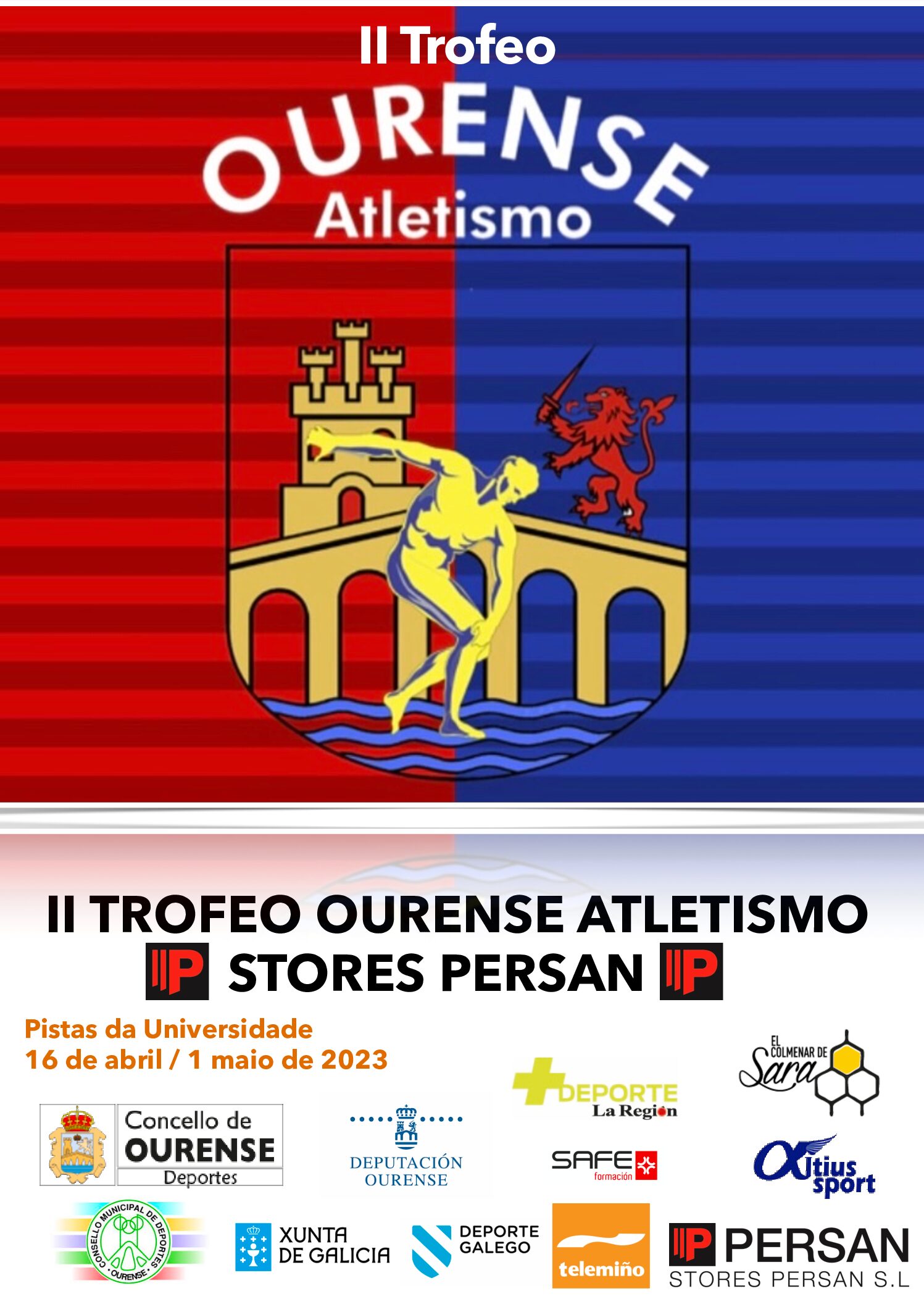 II Trofeo Ourense Atletismo 2023 – 2ª Xornada