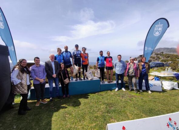 Silvia Casal e Pablo Camescasse logran o campionato galego de trail
