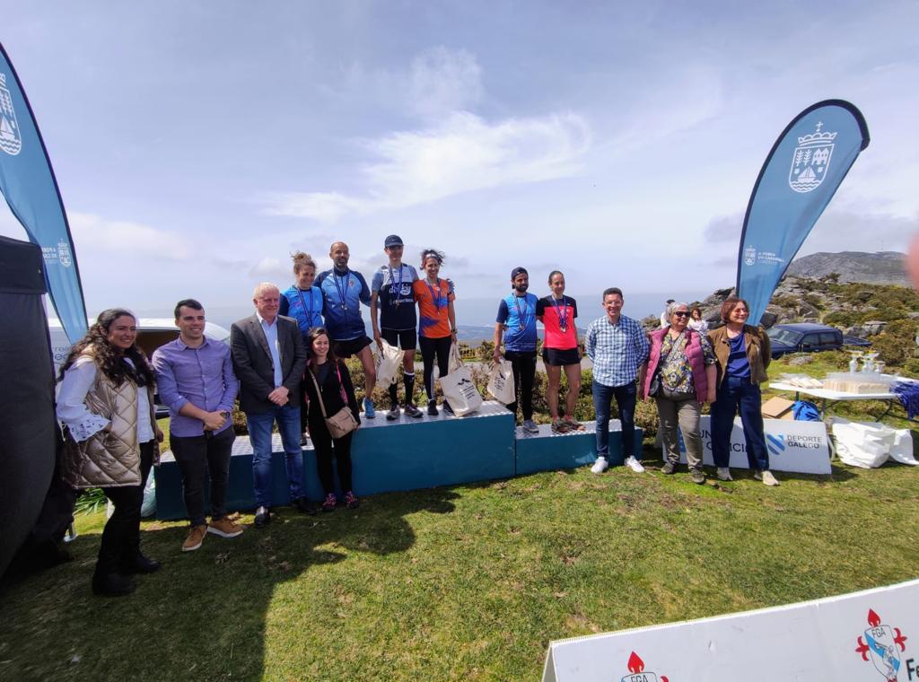 Silvia Casal e Pablo Camescasse logran o campionato galego de trail