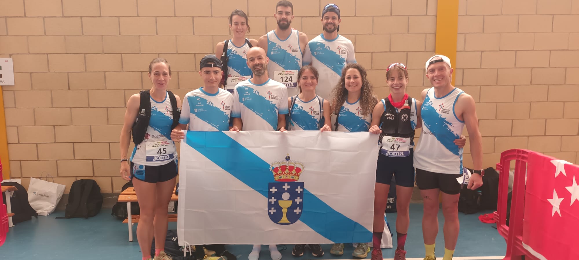 A selección galega de Trail Running madura en Navarra