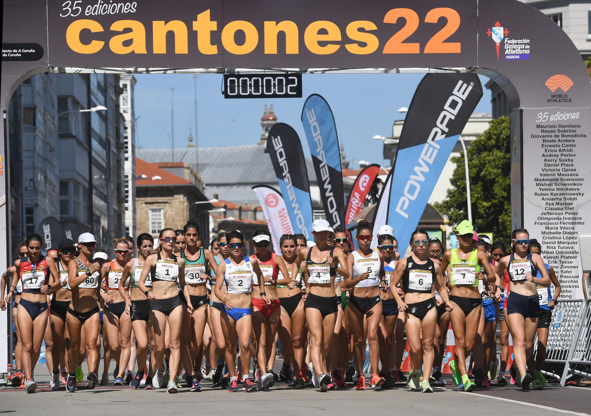 O Gran Premio Cantones de marcha quenta motores