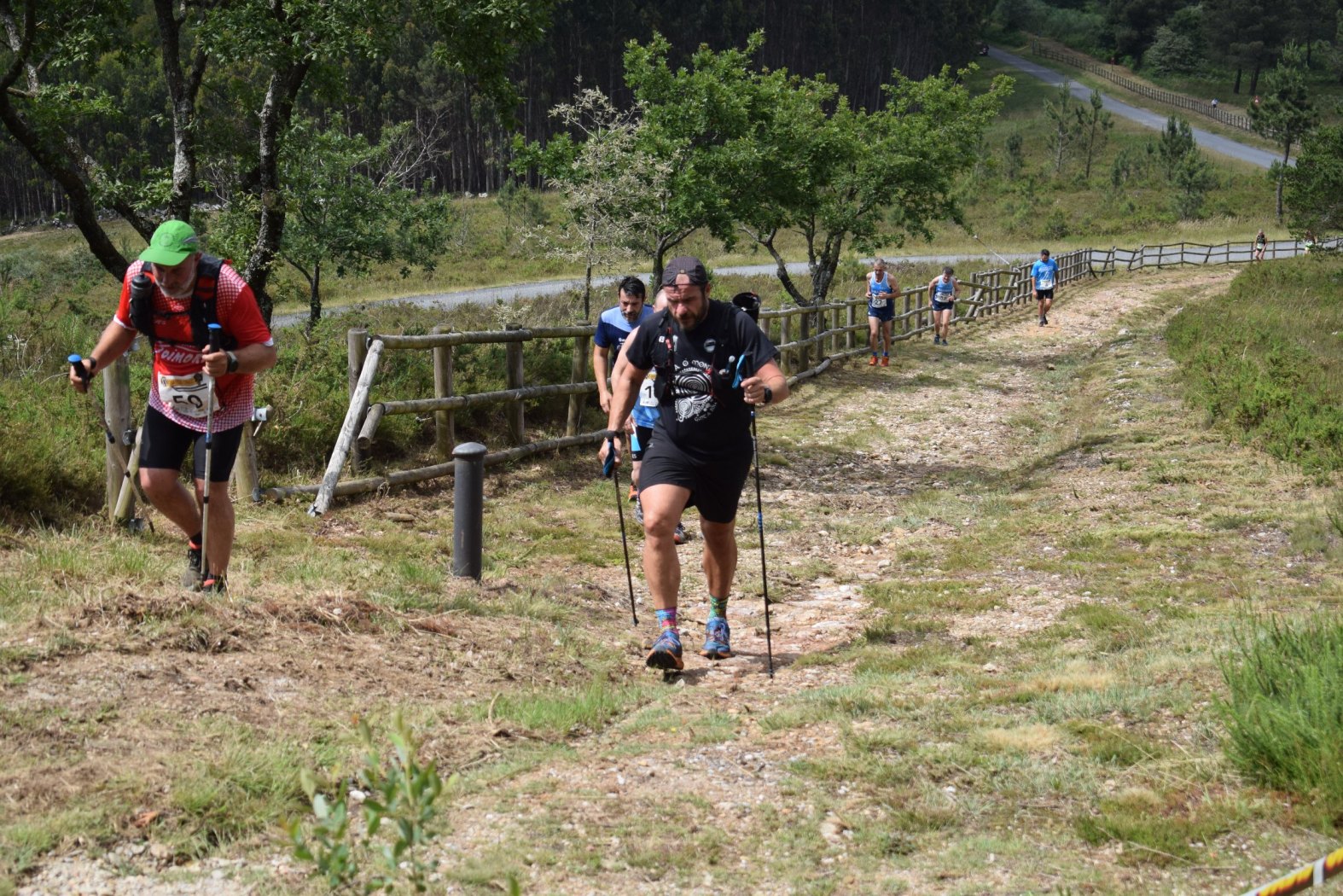 María Martínez e Jesús Corro no cume do campionato galego