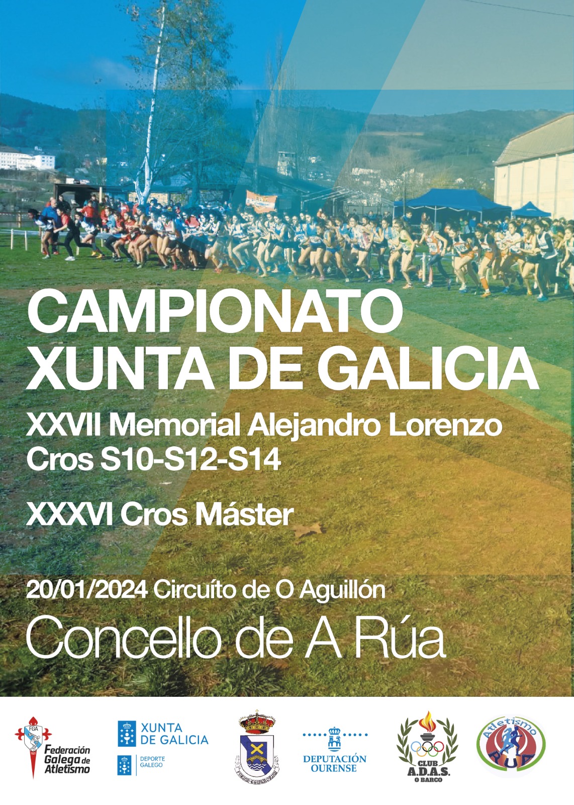 Campionato Xunta de Galicia Sub10 – Sub12 – Sub 14 de Campo a Través – XVIIMemorial Alejandro Lorenzo