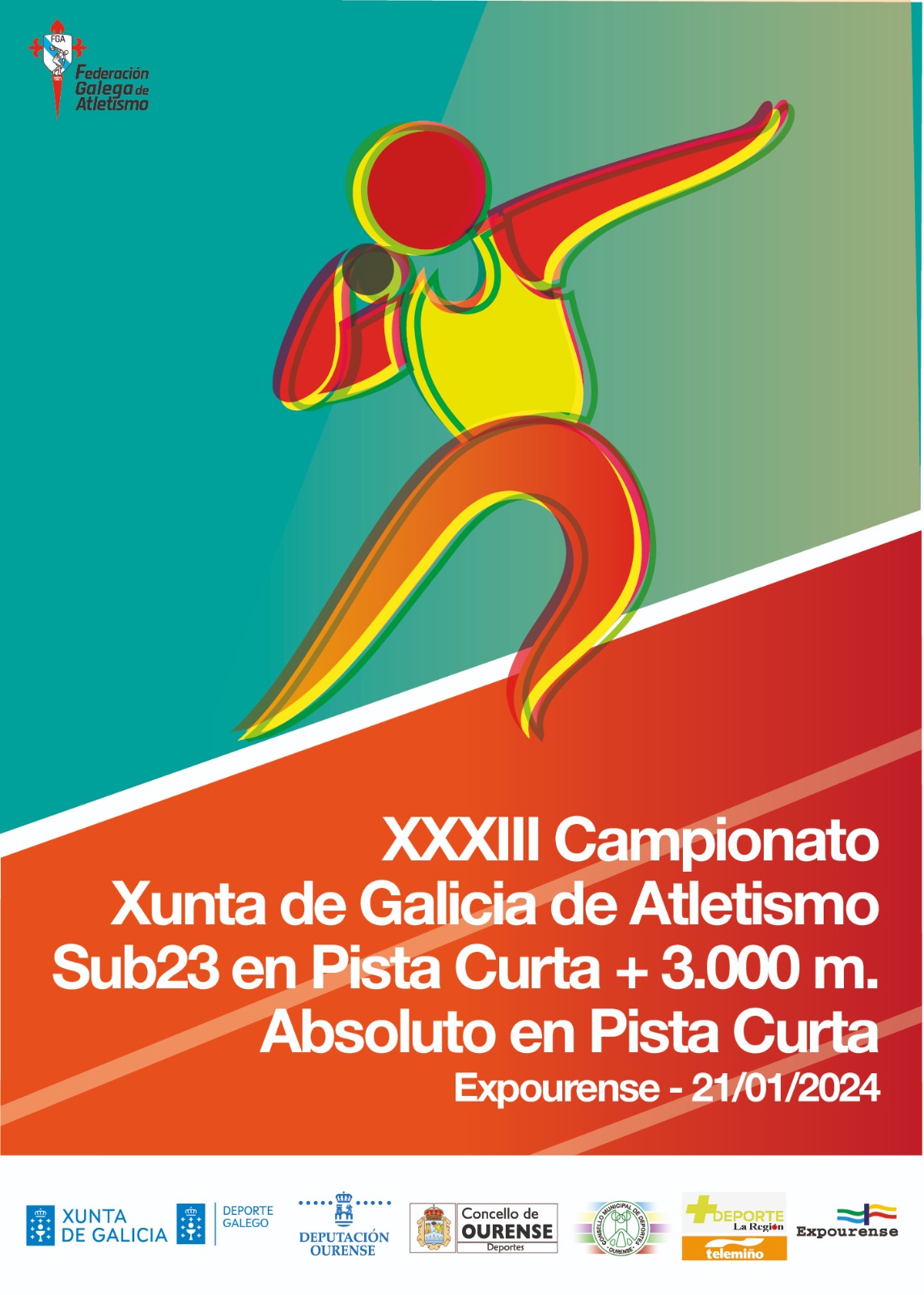 XXXIII Campionato Xunta de Galicia Sub23 en PC – 3000 m. Absoluto en PC