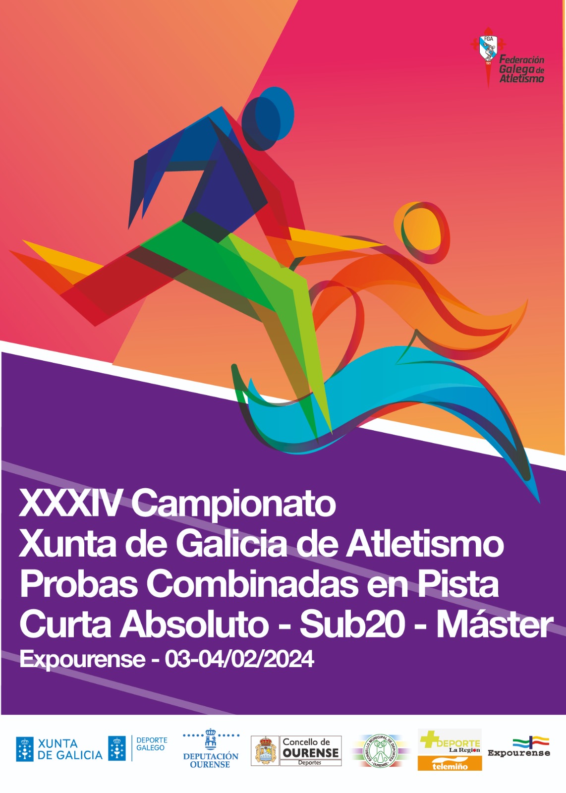 XXXIV Campionato Xunta de Galicia de Probas Combinadas Absoluto – Sub20 – Máster