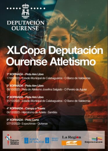 5ª Xornada. XL Copa Deputación Ourense de Atletismo – Xornada en Pista Cuberta (Expourense)