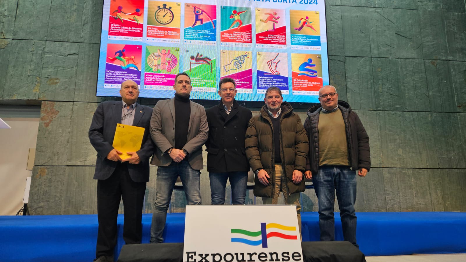 Presentouse en Expourense os Campionatos Xunta de Galicia de Pista curta