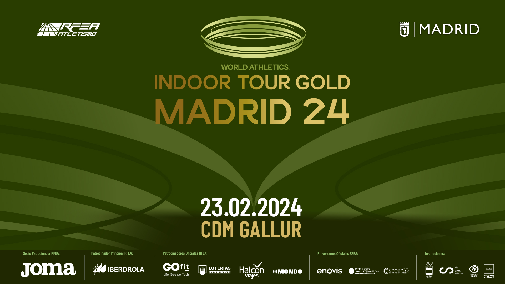 World Indoor Tour Gold Madrid 2024 Federación Galega de Atletismo