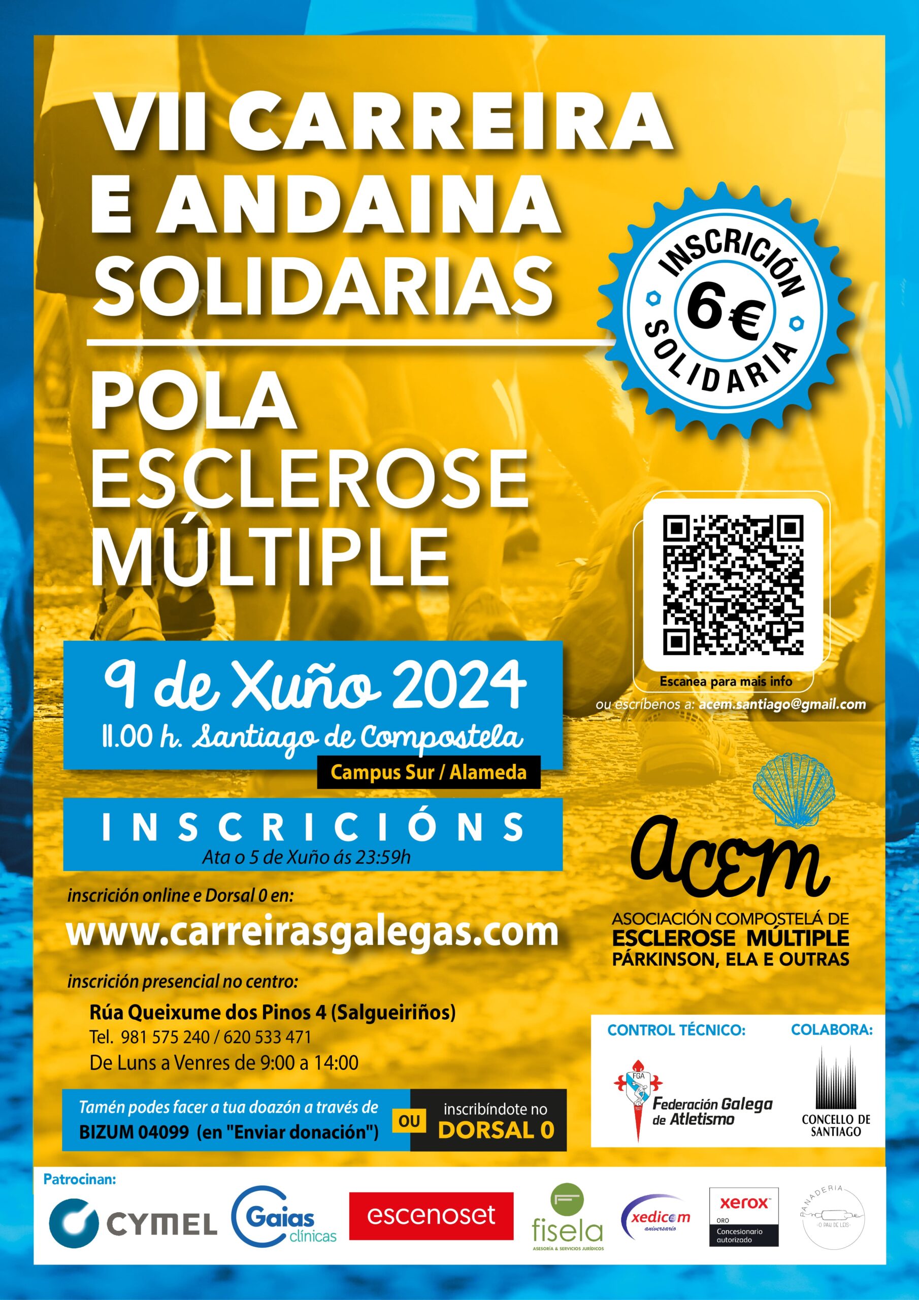 VII Carreira e Andaina Solidarias pola Esclerose Múltiple 2024