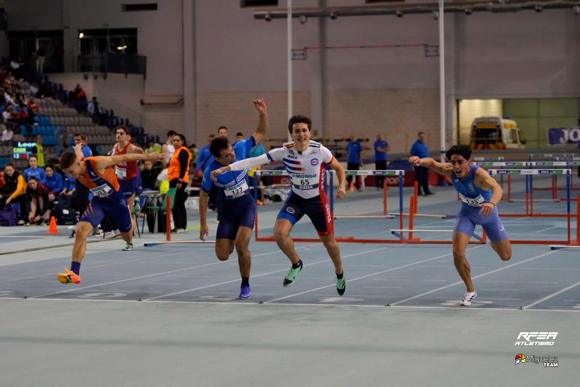 Tres medallas e nove finalistas no Campionato de España Sub23
