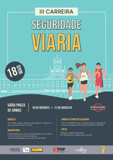 III Carreira pola seguridade viaria Ferrol 2024