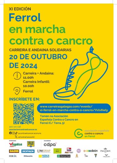 XI “Ferrol, en marcha contra o cancro” 2024