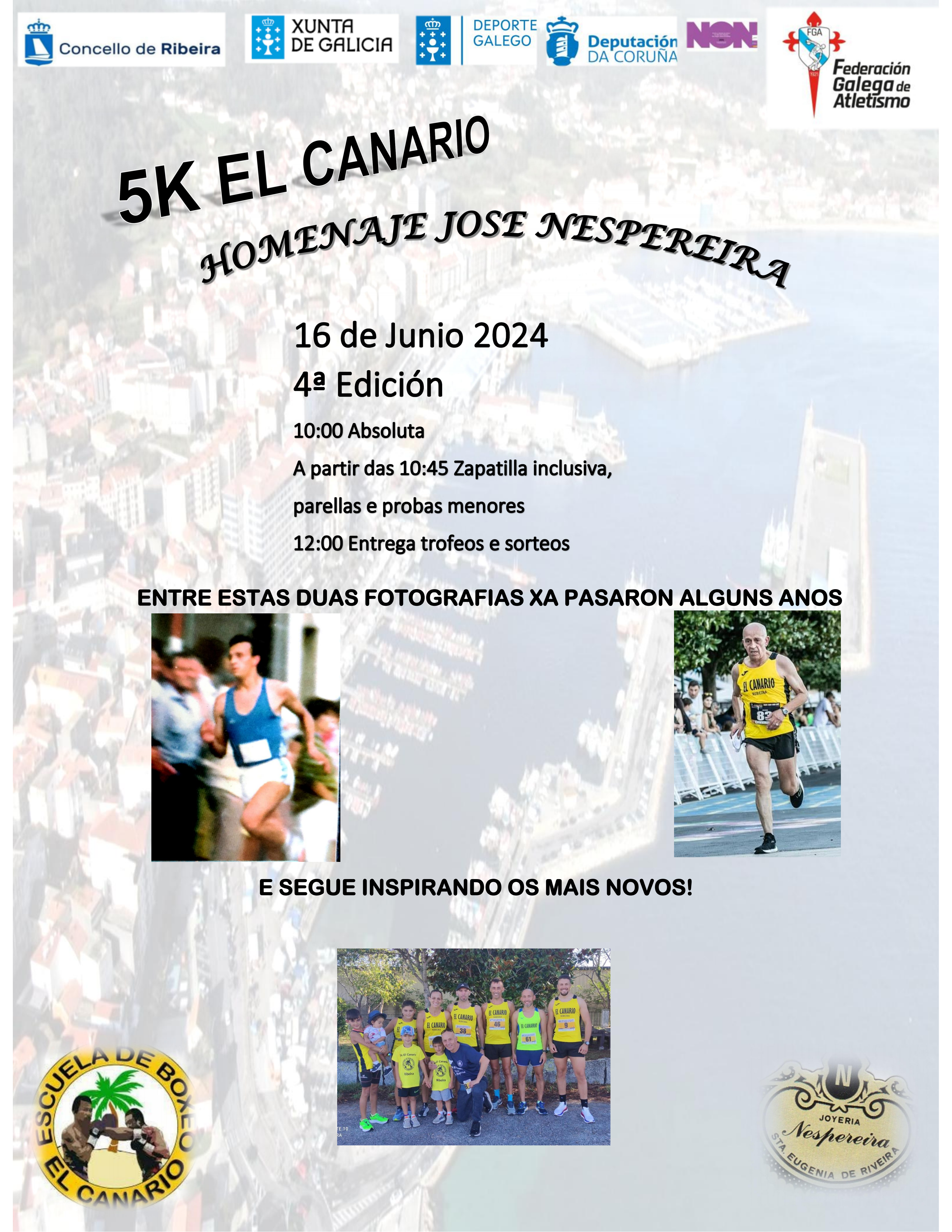 IV Carreira 5K El Canario 2024 – Homenaxe  José Nespereira