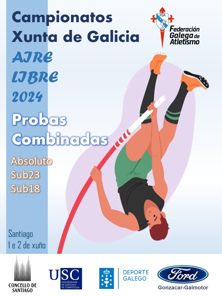 Campionato Xunta de Galicia de Probas Combinadas Absoluto, Sub23 e Sub 18 – 2024