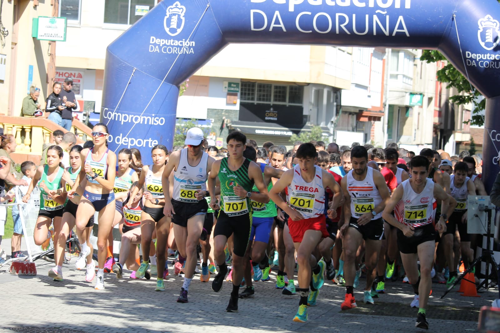 Carballo organizou cun notable éxito o Campionato Galego de 5K