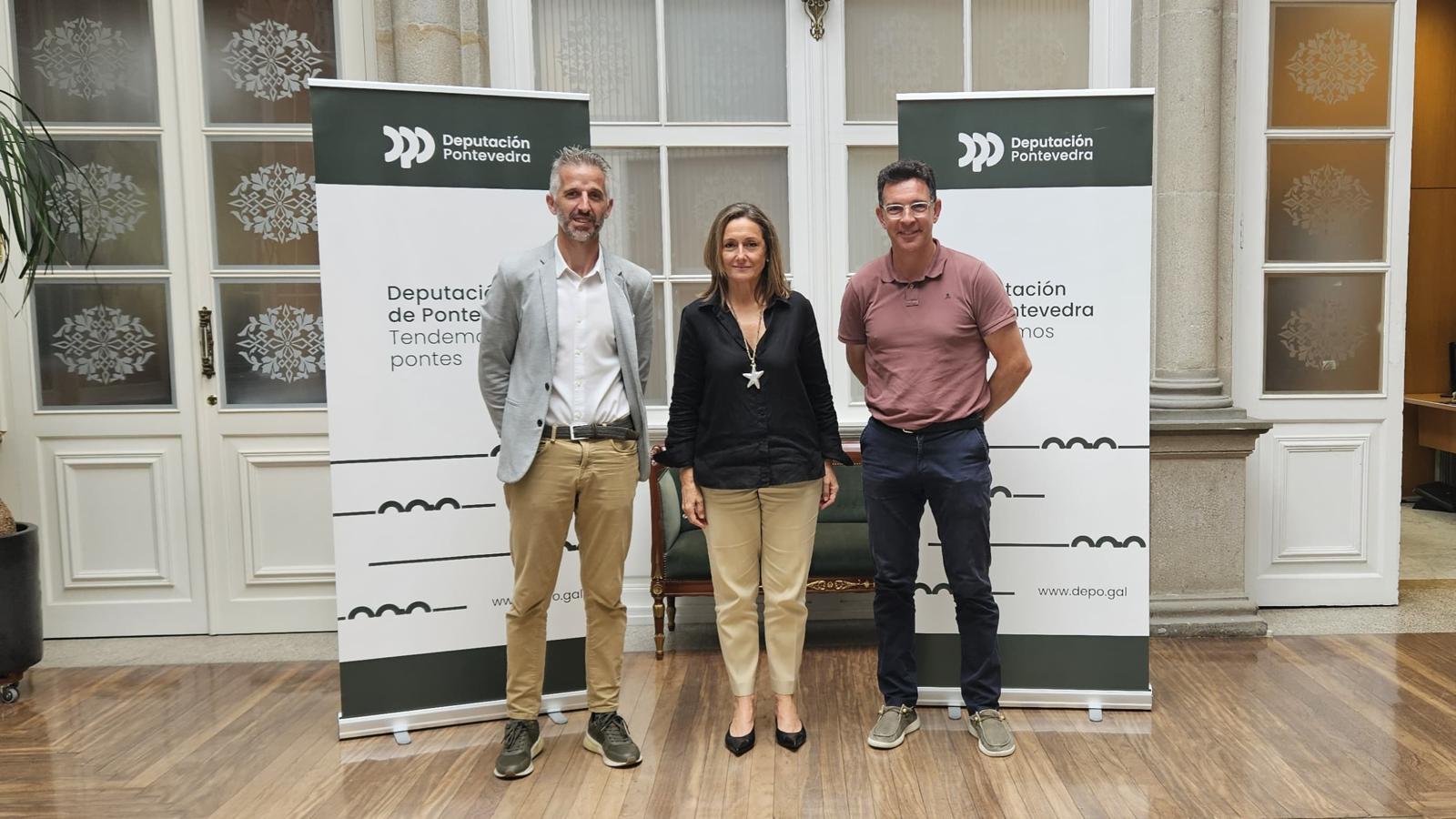 Sanmartín visita á Deputacion de Pontevedra con varios proxectos deportivos
