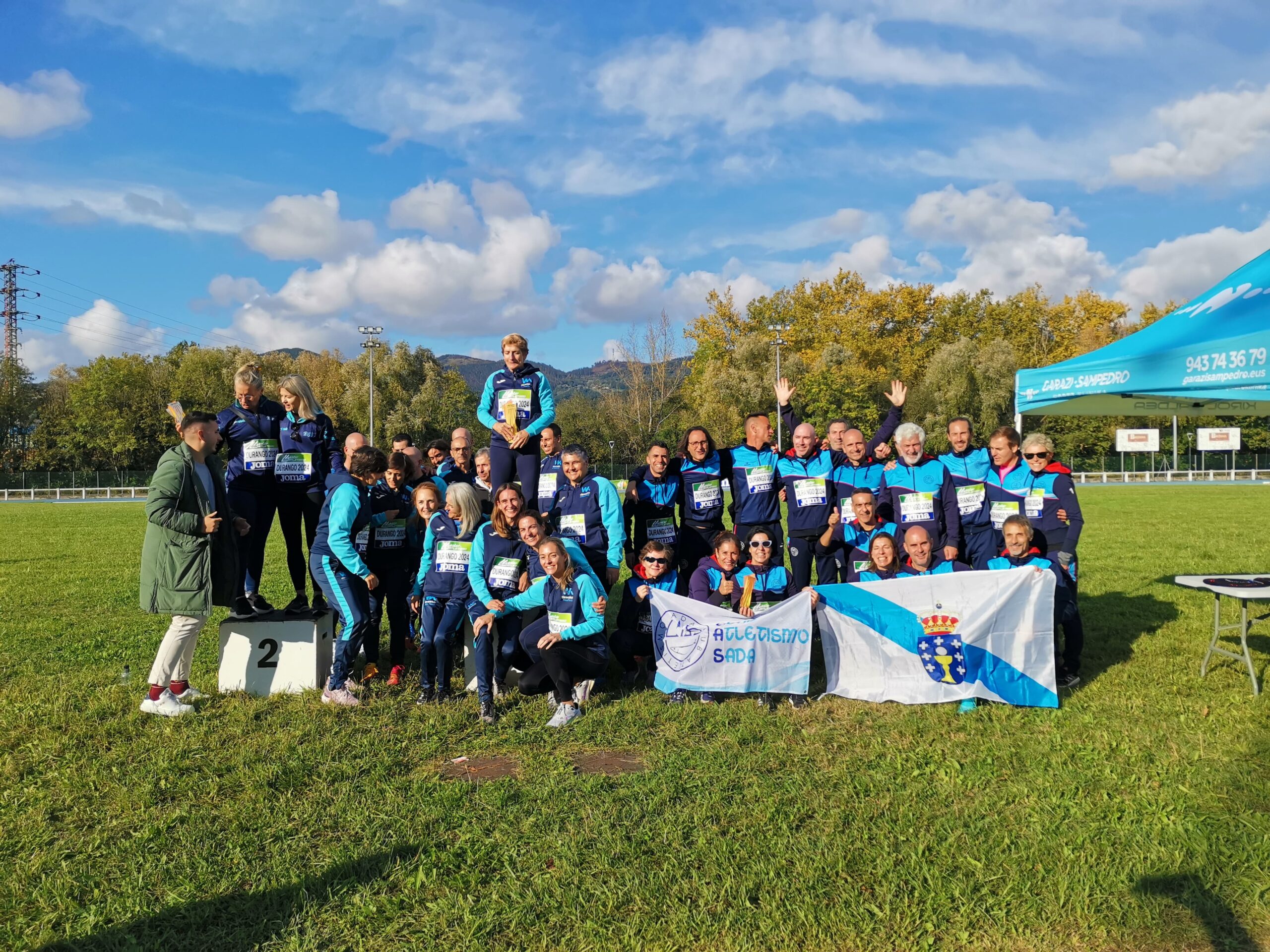 O Atletismo Sada sube ao podio en Durango