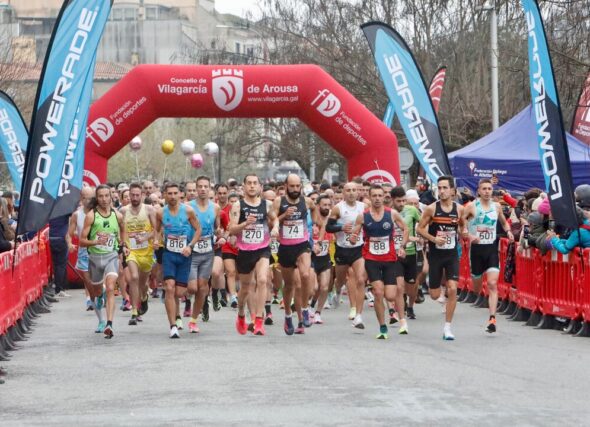 Vilagarcía decide os títulos galegos de media maratón