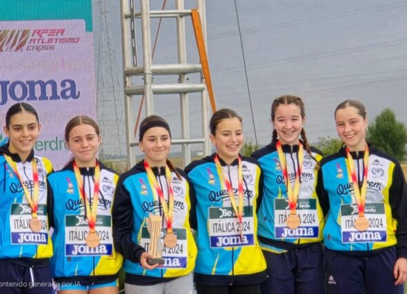 A Atlética Lucense volta cun magnífico bronce de Sevilla