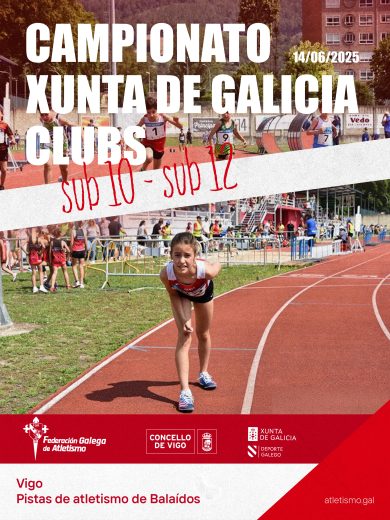 XII Campionato Xunta de Galicia de Clubs Sub12 &#8211; Sub10 en Pista AL