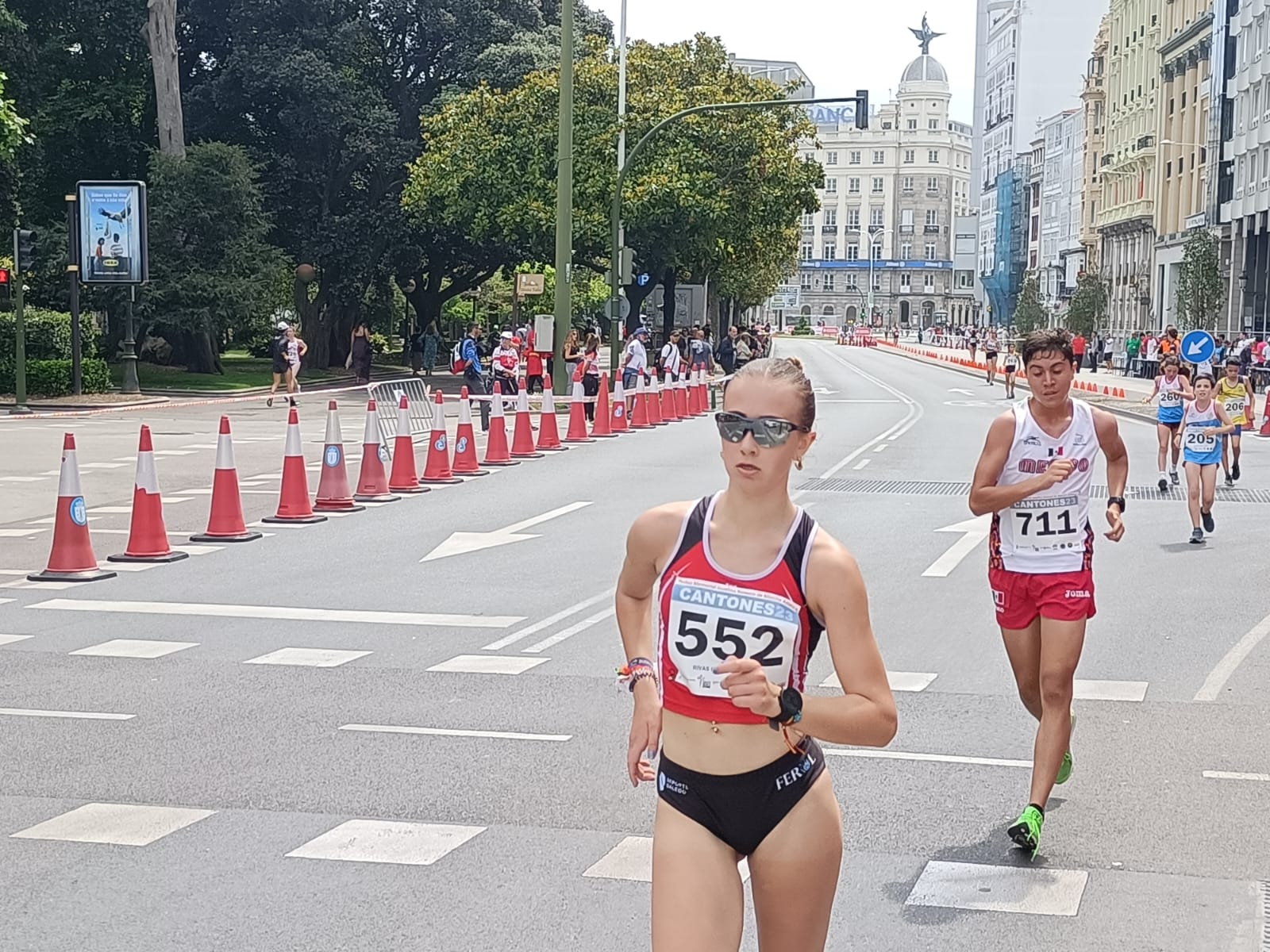 Once galegas e galegos acuden ao Campionato de España de marcha de inverno