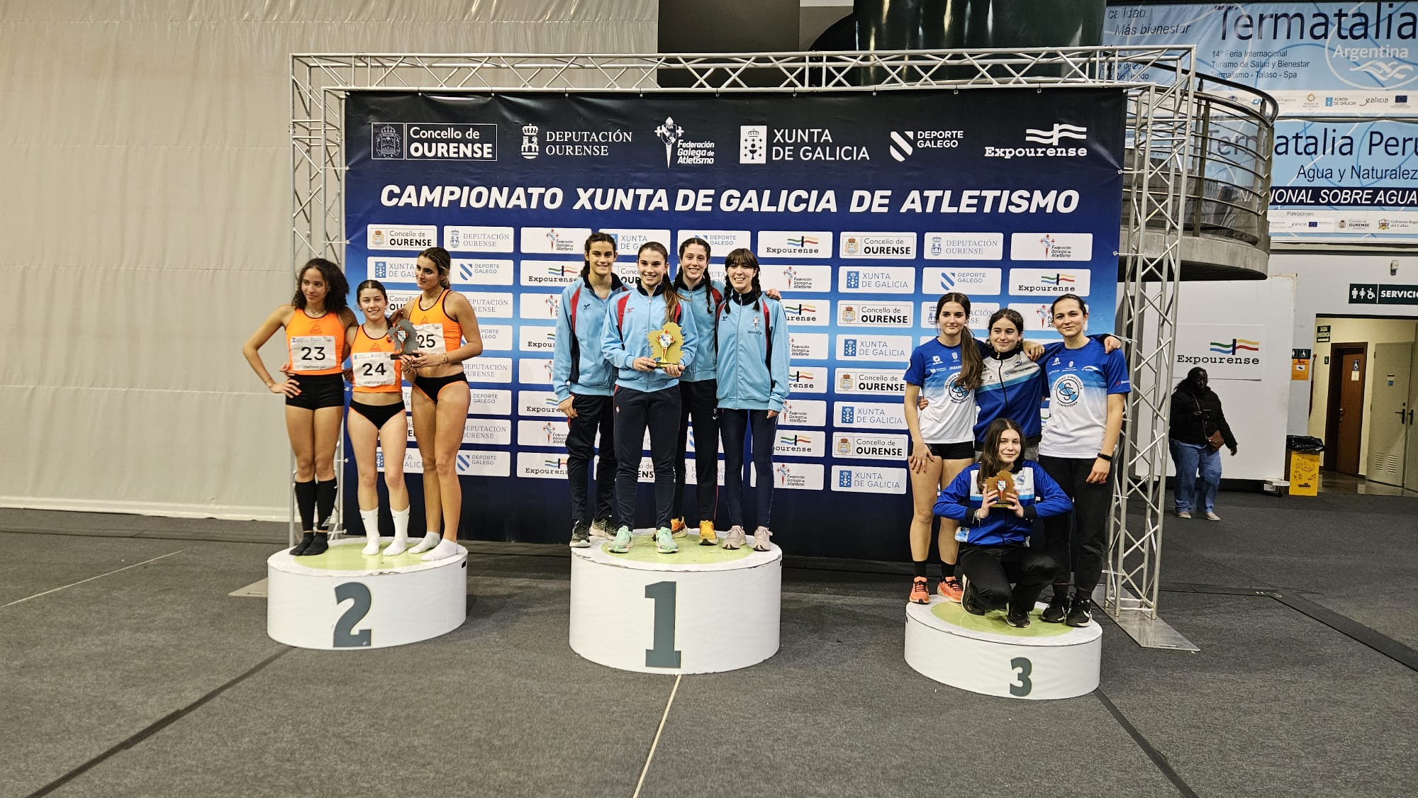 O Celta Atletismo dominou o autonómico de combinadas por clubs