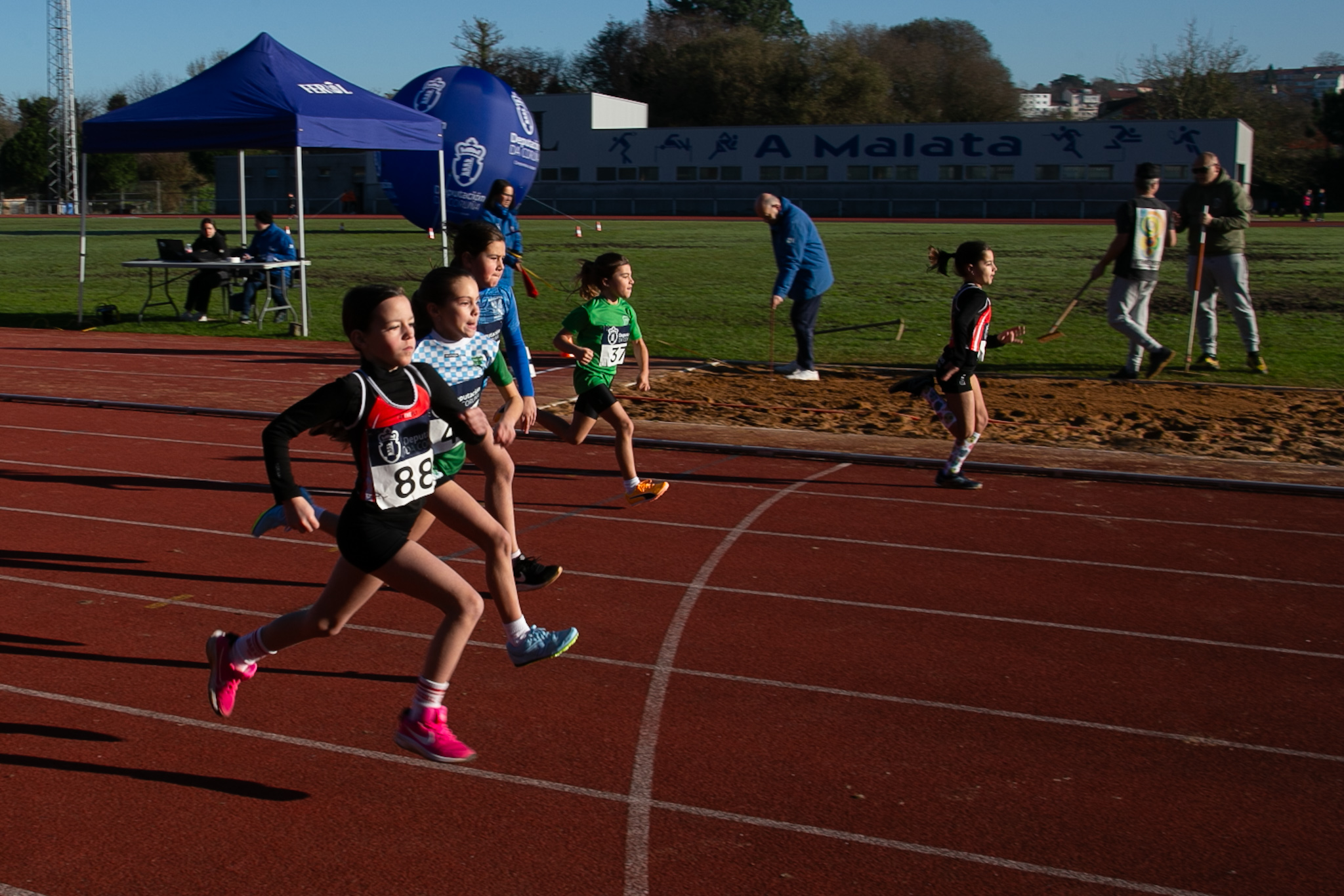 O II Circuito Deputación da Coruña en pista pecha con máis de 1.200 participacións