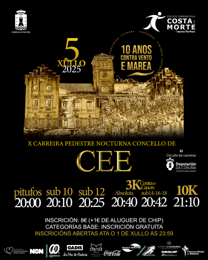 X Carreira Nocturna Concello de Cee 2025