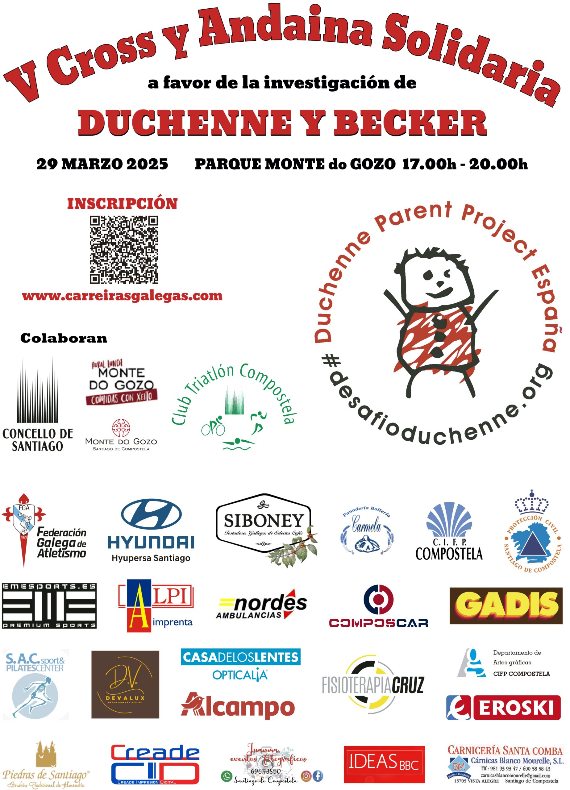 V Cros Solidario en favor da Investigación de Duchenne e Becker “Unha tarde con Samuel” 2025