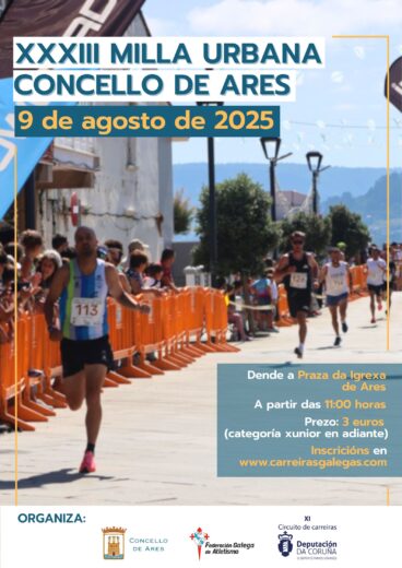 XXXIII Milla Urbana Concello de Ares 2025