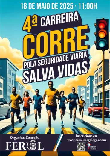 IV Carreira pola seguridade viaria Ferrol 2025