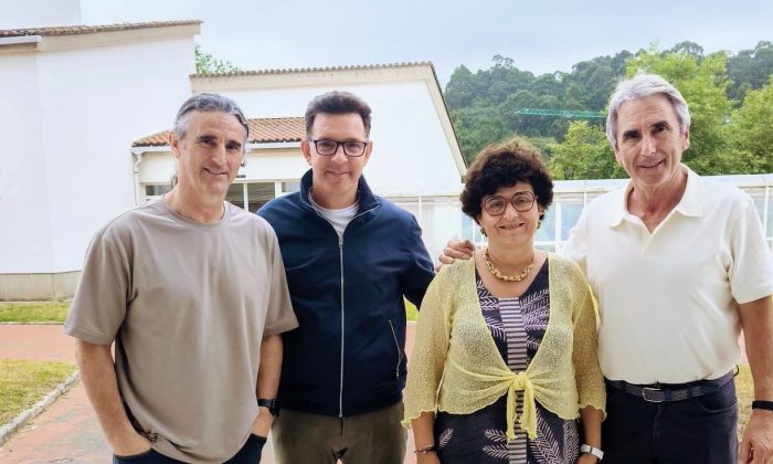 Reunión de Iván Sanmartín co Decano da Facultade de Ciencias do Deporte E.F. da UDC