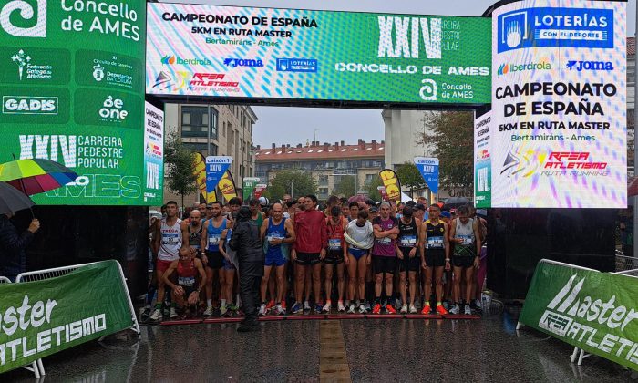Gran actuación dos máster no Campionato de España 5K de Ames