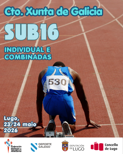 Campionato Xunta de Galicia de Probas Combinadas Sub16 en Pista AL 2026