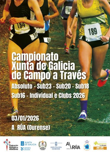 Campionato Xunta de Galicia de Campo a Través Absoluto – Sub23 – Sub20 – Sub18 – Sub16 – Individual e Clubs 2026